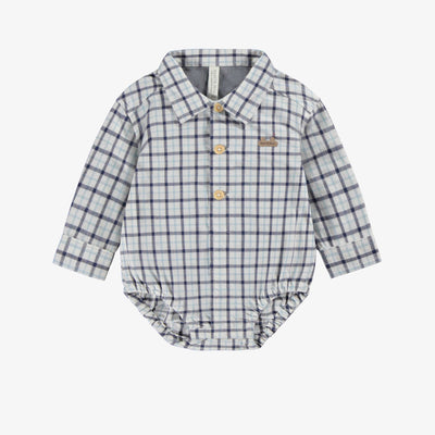 Chemise cache-couche à carreaux, naissance