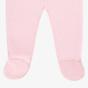 Legging rose en tricot, naissance