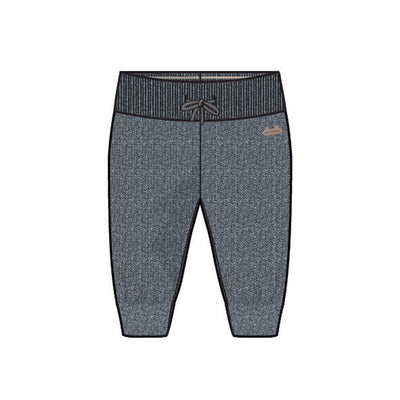 Pantalon gris en tricot, naissance