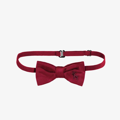 Nœud papillon rouge en twill, enfant - Souris Mini