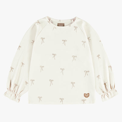 T-shirt crème à motifs, enfant - Souris Mini