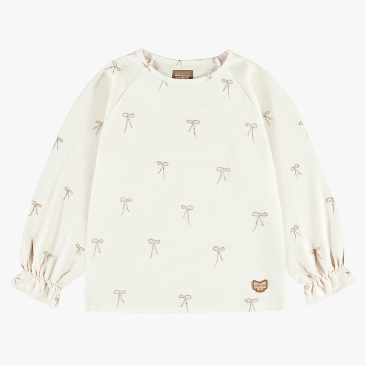 T-shirt crème à motifs, enfant - Souris Mini